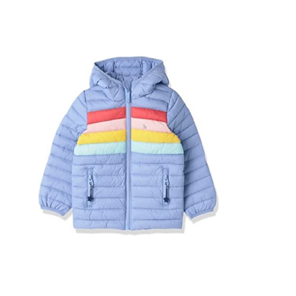 Joules Kid´s Kinnaird Showerproof Recycled Packable Padded Jacket In Blue
